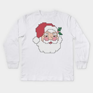 Jolly Santa Kids Long Sleeve T-Shirt